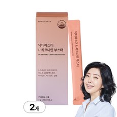 [본사직영] 여에스더 L-카르니틴 부스터 (다이어터를 위한 체지방/혈당/배변 솔루션), 박스당 7 g X 14포(98 g), 2개, 98g