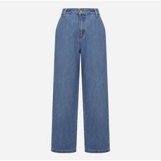 써스데이아일랜드 여성 청바지 바지 벨트고리 세미 베기핏 데님 (T242MJE136W)