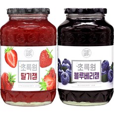 초록원 딸기잼 1kg + 블루베리잼 1kg/과일잼, 2개