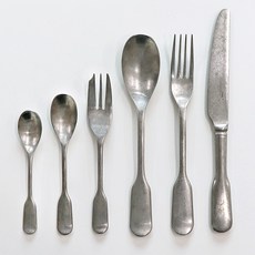 영국 빈티지 커트러리챠링월스 무광 티스푼 13.2cm, 단품, 1개