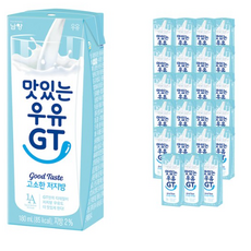 맛있는우유GT 고소한 저지방 멸균우유, 180ml, 168개