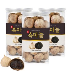 매운맛 없이 쫀득한 통 흑마늘, 3개