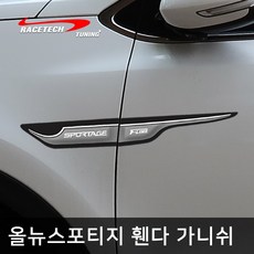 레이스텍 올뉴스포티지 전용 스타일리쉬 3D입체 휀다 가니쉬, 1개