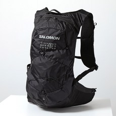 MM6 엠엠식스 메종마르젤라 백팩 Salomon XT 15 SB6WA0003 P5782 여자 콜라보 배낭 자수 로고 가방 색상 3색, 블랙