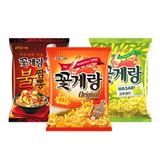 크라운 꽃게랑 70g 세트 (총 9봉 / 일반 3봉 + 불짬뽕 3봉 + 와사비 3봉), 일반 3봉 + 불짬뽕 3봉 + 와사비 3봉