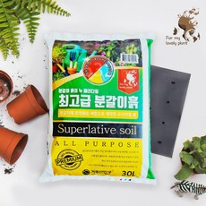 거목산업사 분갈이흙 30L + 깔망 실속 세트 원예범용 끝판왕 원예배양토, 1개