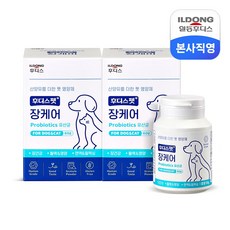 일동후디스 반려동물 후디스펫 장케어 유산균 산양유 60g, 밀크요거트맛, 2개, 소화기능 개선