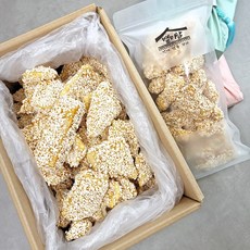 수제 파지유과 조청으로 맛을 낸 못난이 산자 300g, 1개