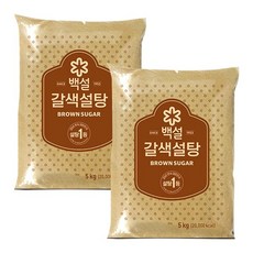 백설 갈색설탕, 5kg, 2개