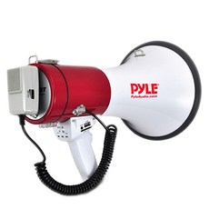 [독일] 678013 Pyle PMP5 2bt Pyle Pro Bluetooth Megaphone with AUX Input (3.5 mm) Built-in USB Flash &, 단일상품