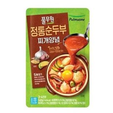 풀무원 정통 순두부찌개 양념장, 140g, 1개