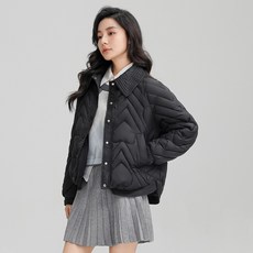 NEW 여성 누빔 자켓 경량패딩 오버핏 폴로 퀼팅자켓 데일리 퀼팅점퍼 역시즌패딩 겨울 패딩점퍼 코트 5color