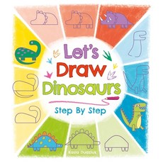 Let's Draw Dinosaurs Step by Step Paperback, Arcturus Publishing, English, 9781788285032