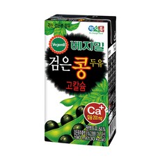 베지밀 검은콩 고칼슘 두유 32팩, 190ml, 32개