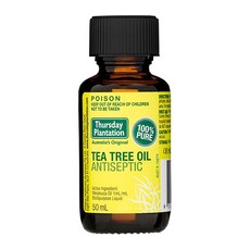 Thursday Plantation Tea Tree Oil 써스데이플랜테이션 100% 안티셉틱 티트리 오일 50ml, 1박스