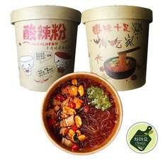 차마요마켓 쏸라펀 싼라펀 즉석 컵라면 중국 마라탕면 135g, 4개