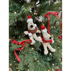 크리스마스 그로밋 인형, 초록빨강, 1개