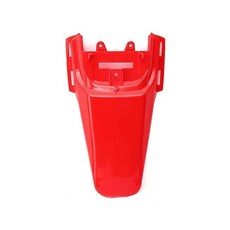 전문 사이클링 장비 모터바이크 오토바이 개조 도구용 플라스틱 리어 펜더 머드가드, 빨간., 1개