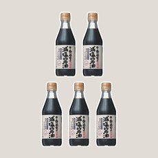 테라오카 가문의 저염 간장, 5개, 300ml