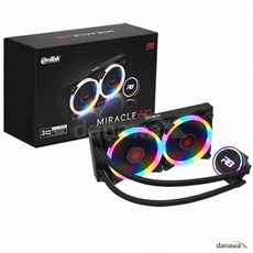 이엠텍 REDBIT MIRACLE 240 CPU 쿨러, 단일상품