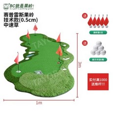 제로펏 퍼팅 골프 퍼팅연습기 퍼터, 1mx3m 바닥 두께 0.5CM