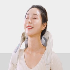 제이슨 4D 목 어깨 주무름 마사지기 무선 휴대용, 색상랜덤발송
