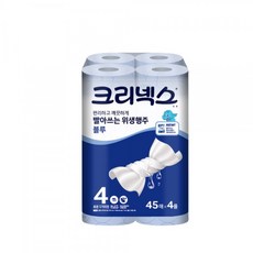 크리넥스 빨아쓰는 위생행주 블루 45매X4롤X2세트, 45매, 8개