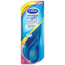 Dr. Scholl's 마사지 젤 고급 안창 여성용 6-10을 위해 하루 종일 편안함을 제공합니다. 남성용 8-14 2개입 2팩 196664, Dr. Scholl's 마사지 젤 고급 안창, 여성용