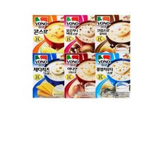 보노 스프 3P x 6종세트 (콘스프+버섯+체다치즈+크림+어니언+클램차우더), 1개