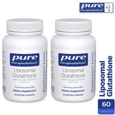 Pure Encapsulations 퓨어 인캡슐레이션 리포소말 글루타치온 소프트젤 60정 (2개월분) Liposomal Glutathione, 2병, 60 소프트젤 (2개월분)