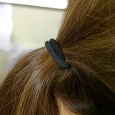 헤어밴드 검정 머리끈 굵은머리끈 헤어끈