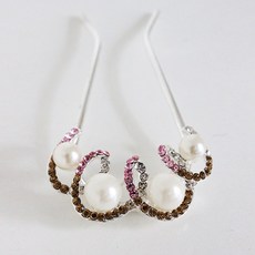 졸업시즌 동창 여자 친구에게선물 엄마 아내 스타일리쉬 개성 삽입함 머리핀 접시
