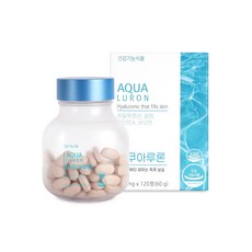 비유피 아쿠아루론 먹는히알루론산 피부보습 영양제, 1박스, 1개월분