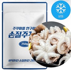간편요리 끝판왕! 탱글탱글 제철 손질 냉동 주꾸미, 9개, 250g