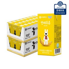 연세우유 바나나맛 멸균우유, 48개, 190ml