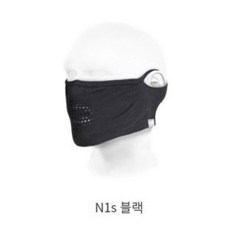 나루 나루마스크 N1s. 자외선차단 슬림핏마스크, 블랙