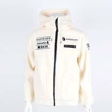 [데상트]스위스 스키팀 셰르파 후드집업 S0323SKT91-WHT