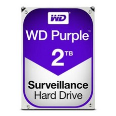 웨스턴디지털 퍼플 영상장비용 HDD 7200RPM 256MB, 2TB, WD20PURZ