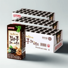 삼육두유 검은콩호두아몬드 두유, 190ml, 72개