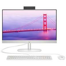HP 2024 일체형 PC 라이젠5 라이젠 7000 시리즈, Shell White, 16GB, 512GB, WIN11 Pro, 24-CR0001KL