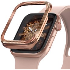 애플워치 5와 애플워치 4 44mm AW4 43을 위해 설계된 링케 베젤 스타일링 풀 스테인리스 스틸 프레임 케이스, 상세페이지 참조, 상세페이지 참조
