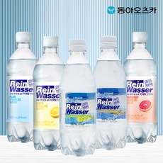 [동아오츠카] 라인바싸 탄산수 500ml 2박스(플레인 레몬 자몽), 맛 선택:플레인 20입 + 레몬 20입