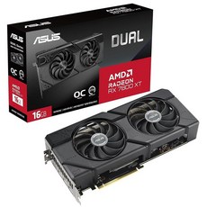 ASUS 듀얼 RX7800XT O16G GDDR6X (PCIe 4.0 12GB GDDR6X HDMI 2.1 디스플레이 포트 2.1)