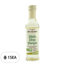 데니그리스 화이트 이탈리안 콘디먼트 와인식초, 250ml, 15개