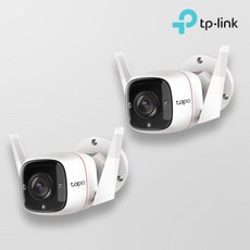 티피링크 가정용 CCTV 홈캠 Tapo C310 (2개 SET) 300만화소 실외 방수 스마트 IP 카메라 CCTV