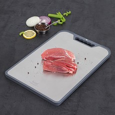 스텐 316 양면도마 미끄럼방지 40.5cm x 28cm 위생 주방기구 대형도마, 1개