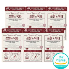 최고함량 쏘팔메토 로르산 옥타코사놀 마카 아르기닌 전립선 영양제, 60정, 6개