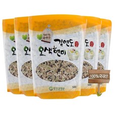 김연도 웰빙 오색현미, 500g, 20개