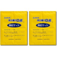 일혁 연구소 진드기 잡이 로보 리필용 유인 매트 라지사이즈 두 장 세트 천연유래성분, 1개, 1g