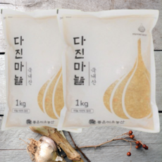 1+1 국내산 다진마늘 1kG 간마늘 당일제조 꼭지제거, 2개